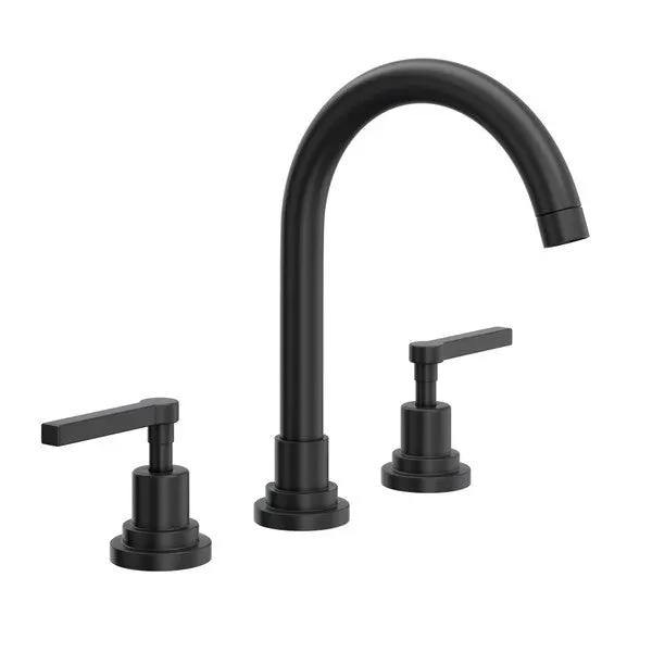 Rohl Lombardia Widespread Lavatory Faucet with C-Spout by Rohl