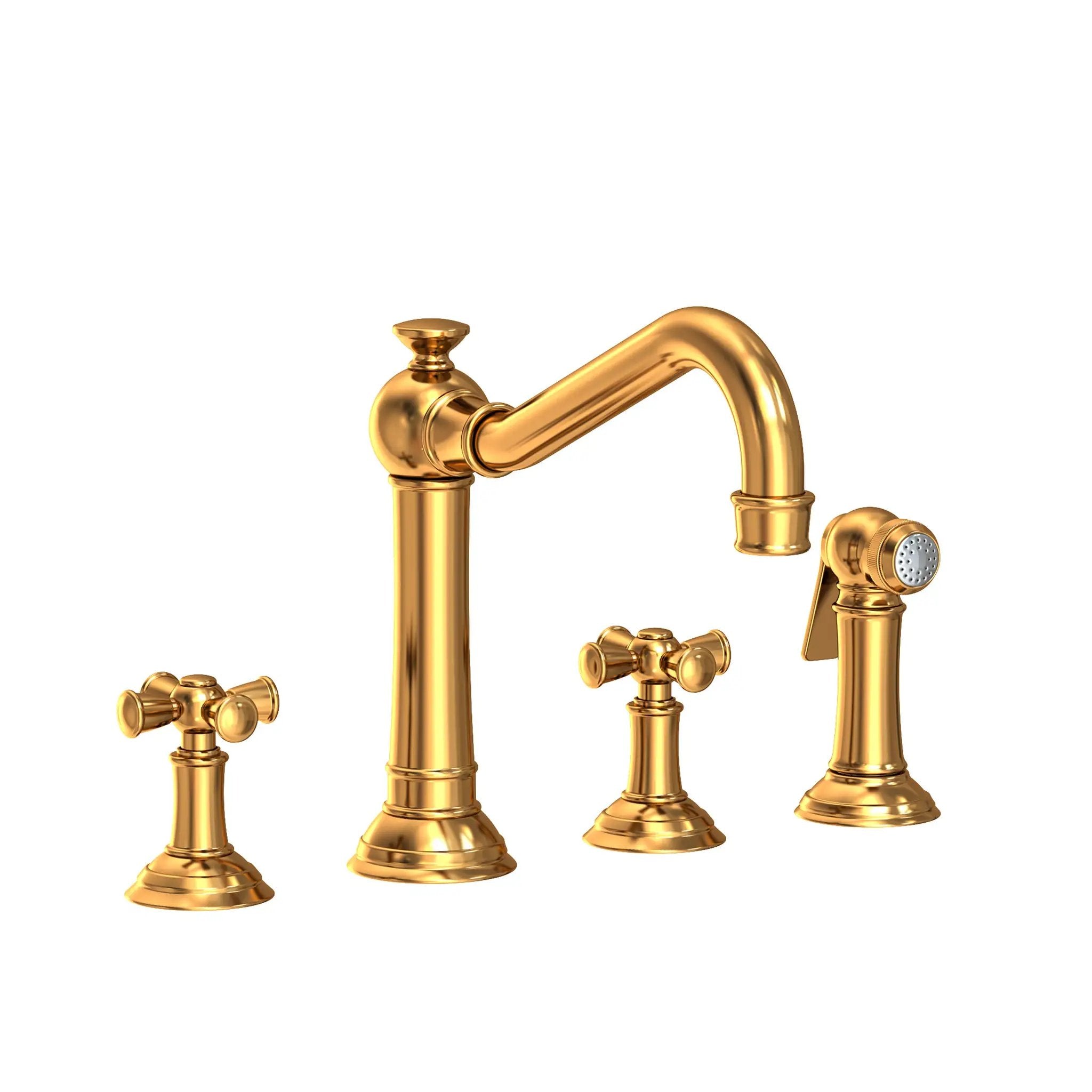 Newport Brass Jacobean Kitchen Faucet with Side Spray by Newport Brass