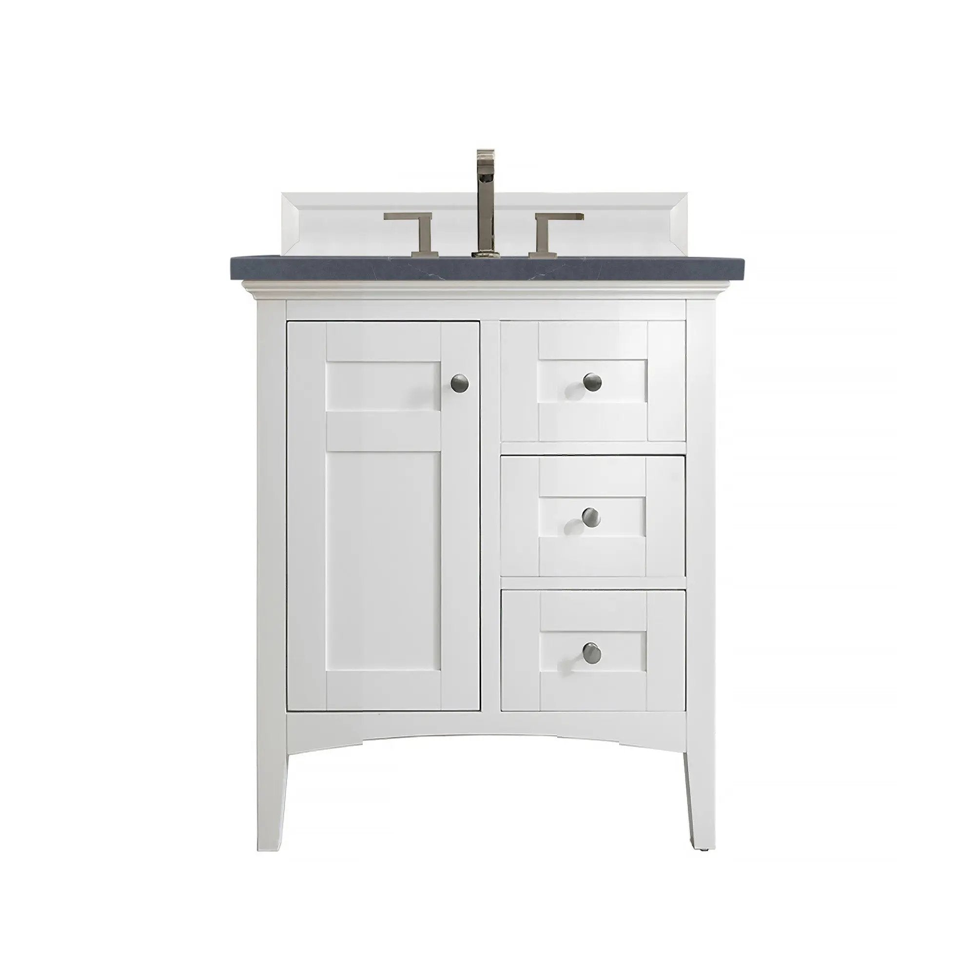 James Martin Palisades 30" Single Vanity Set - Bright White by James Martin Vanities