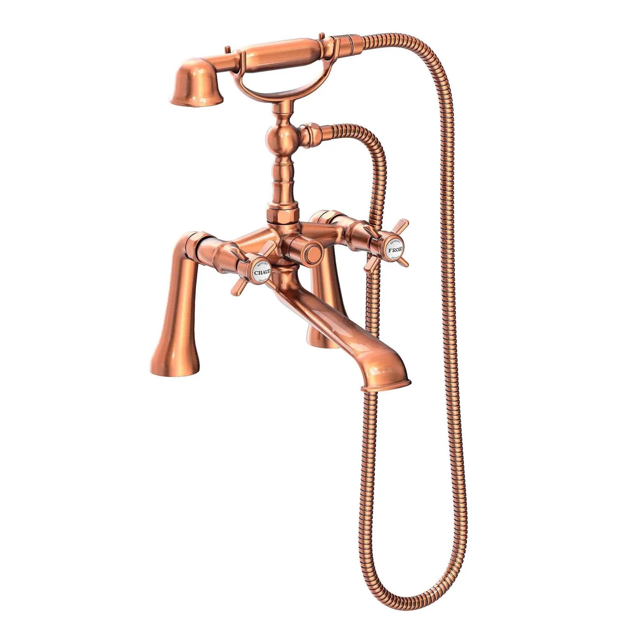 Newport Brass Fairfield Exposed Tub & Hand Shower Set - Deck Mount by Newport Brass