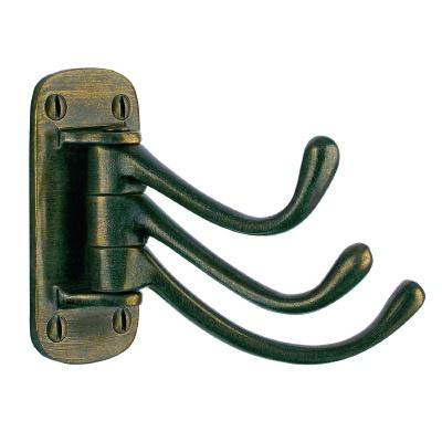antique brass coat hook