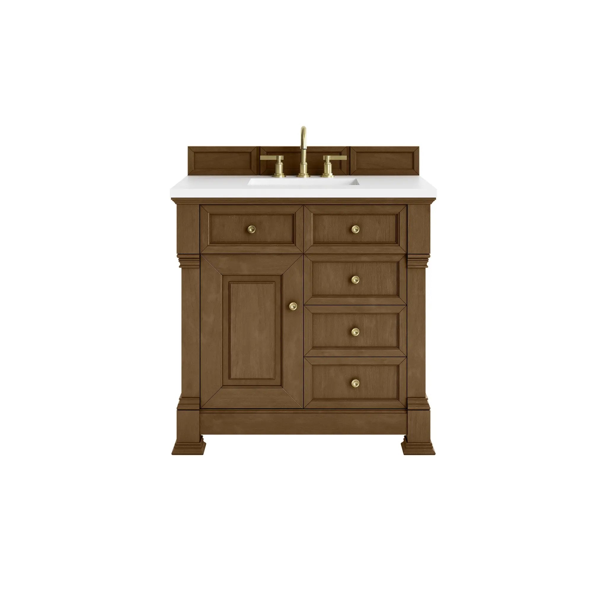 James Martin Brookfield 36" Single Vanity Set - Honey Oak by James Martin Vanities