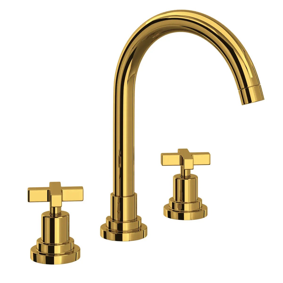 Rohl Lombardia Widespread Lavatory Faucet with C-Spout by Rohl