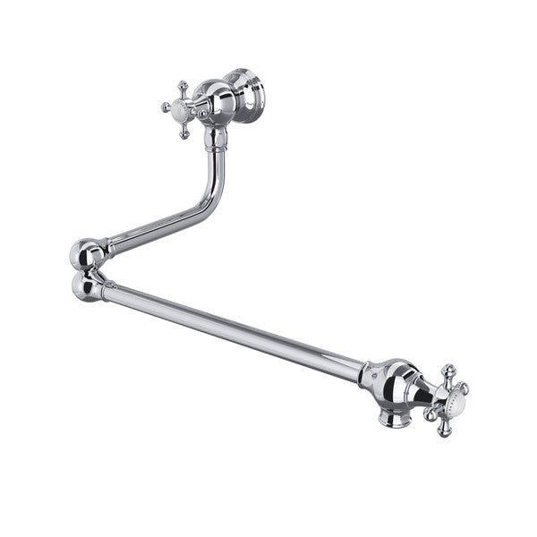 polished chrome pot filler
