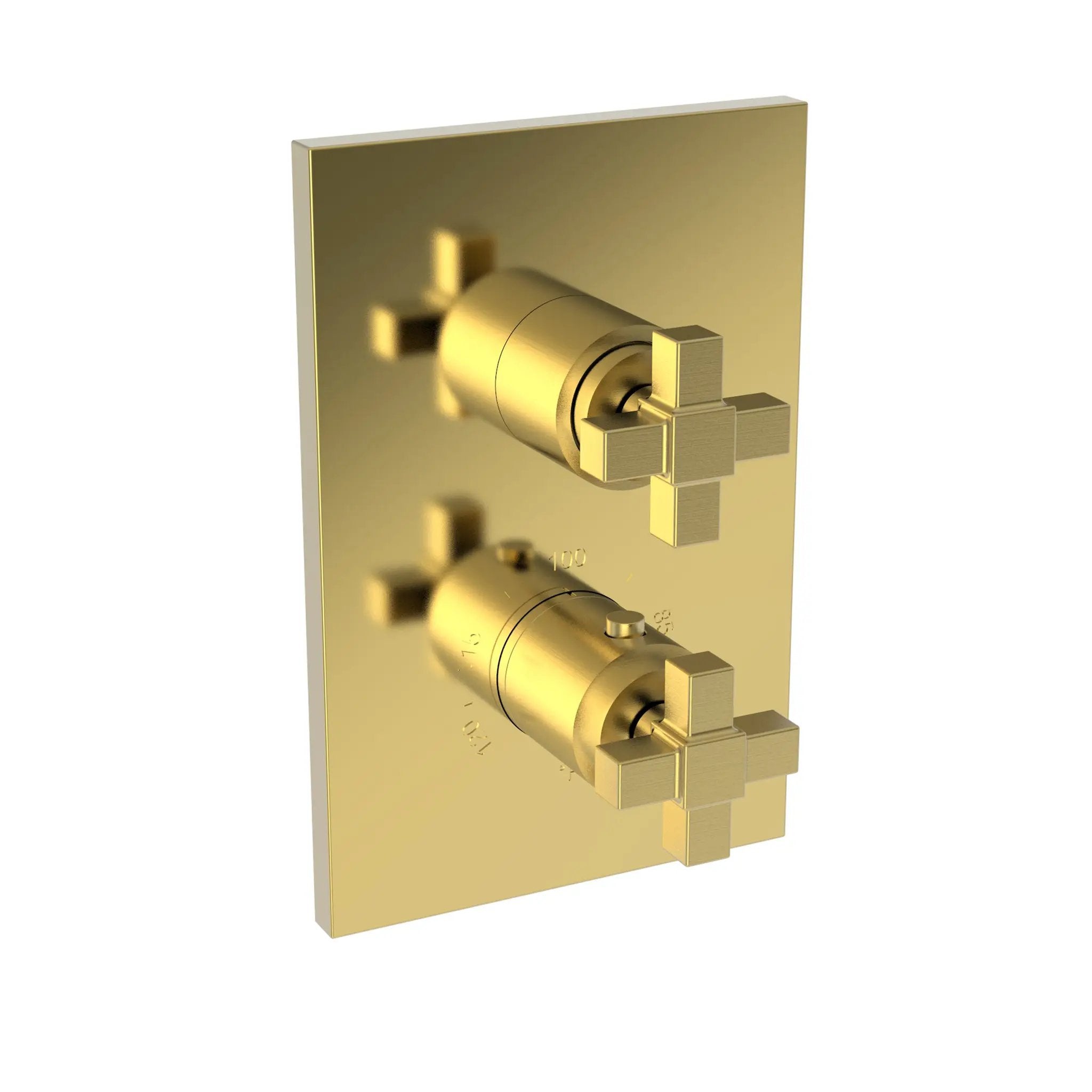 Newport Brass Malvina 1/2" Square Thermostatic Trim Plate with Handle by Newport Brass