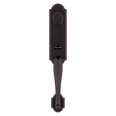 dark bronze door handle and lever