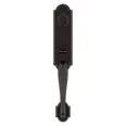 dark bronze door handle and lever