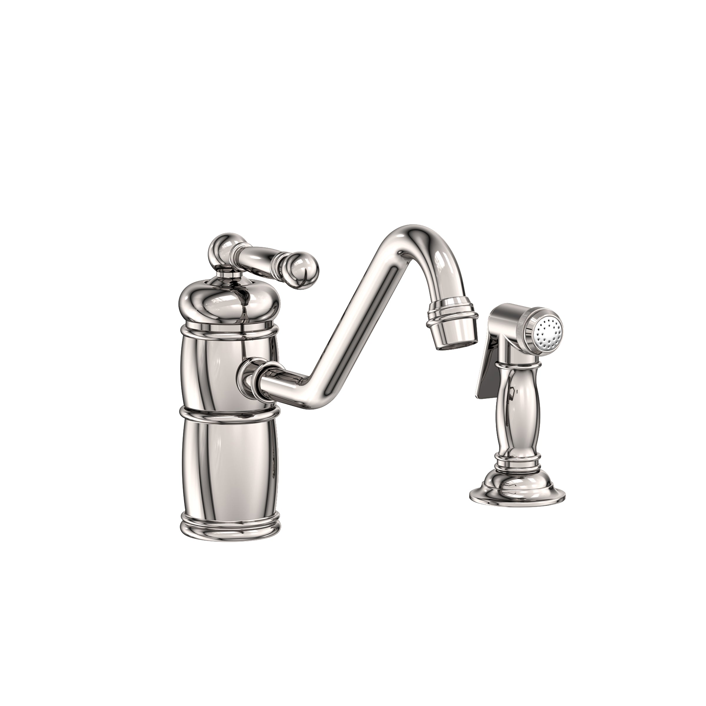 Newport Brass Nadya Single Handle Kitchen Faucet with Side Spray