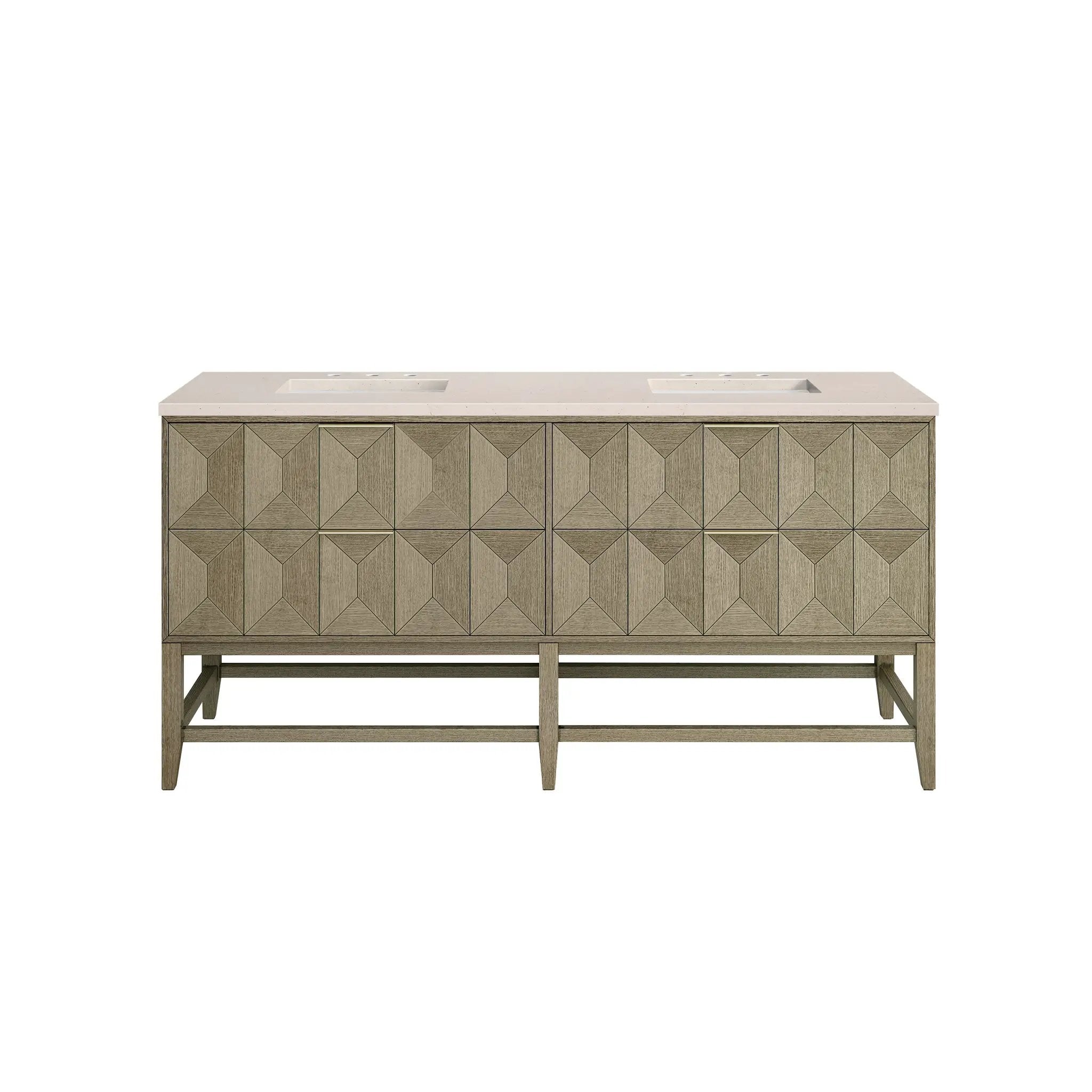 pebble oak vanity