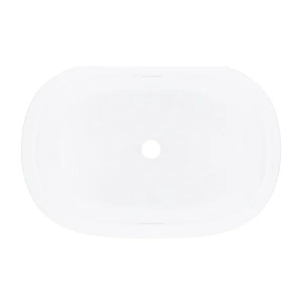 Victoria + Albert Barcelona 22" x 15" Undermount Oval Lavatory Sink - Integrated Overflow by Victoria and Albert
