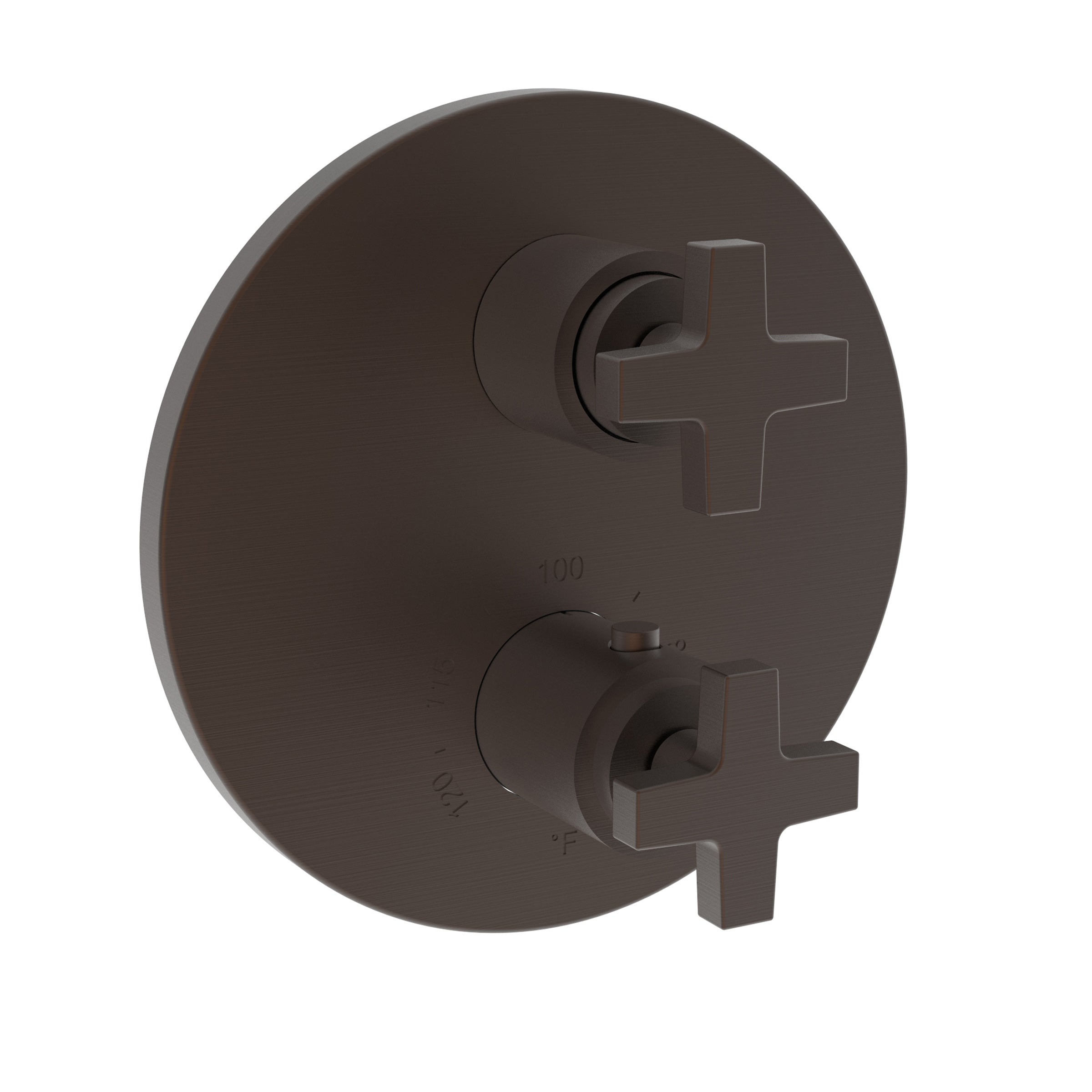 Newport Brass Dorrance 1/2" Round Thermostatic Trim Plate with Handle