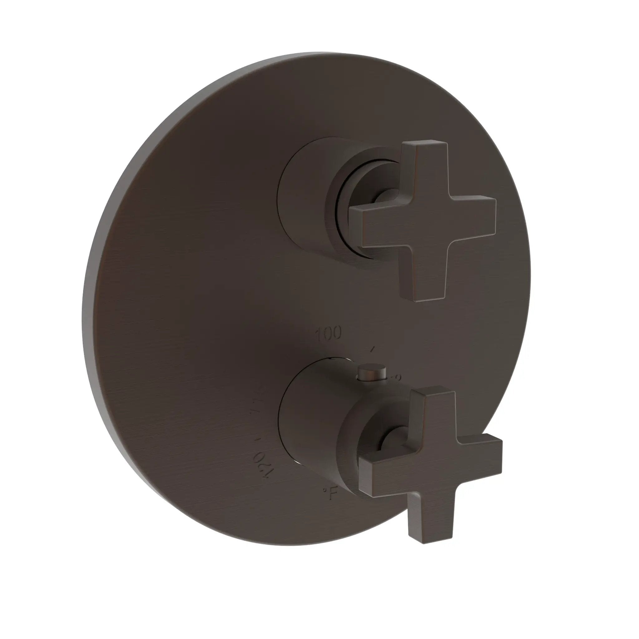 Newport Brass Dorrance 1/2" Round Thermostatic Trim Plate with Handle by Newport Brass