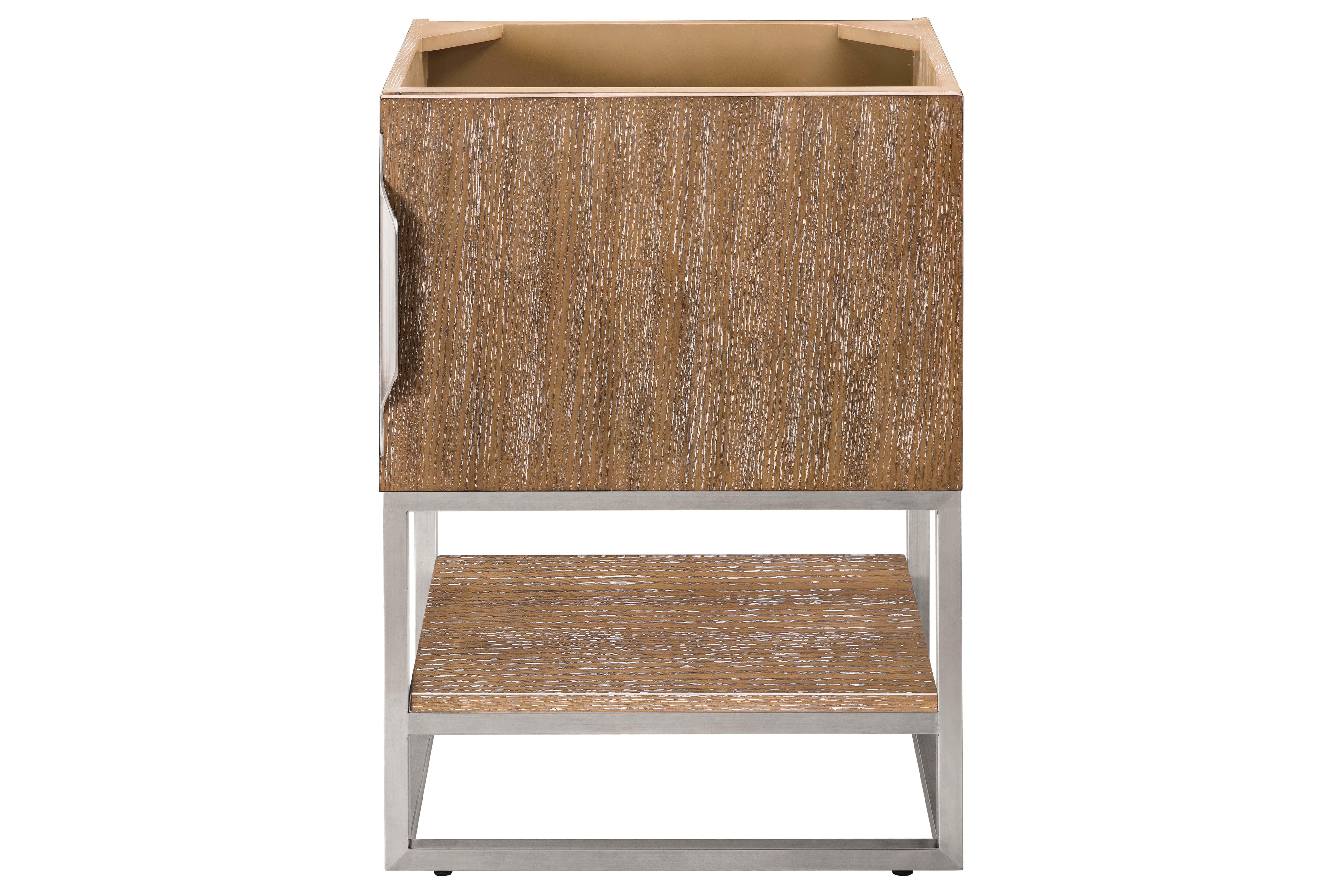 James Martin Vanities Columbia 24" Single Vanity Cabine With Brushed Nickel