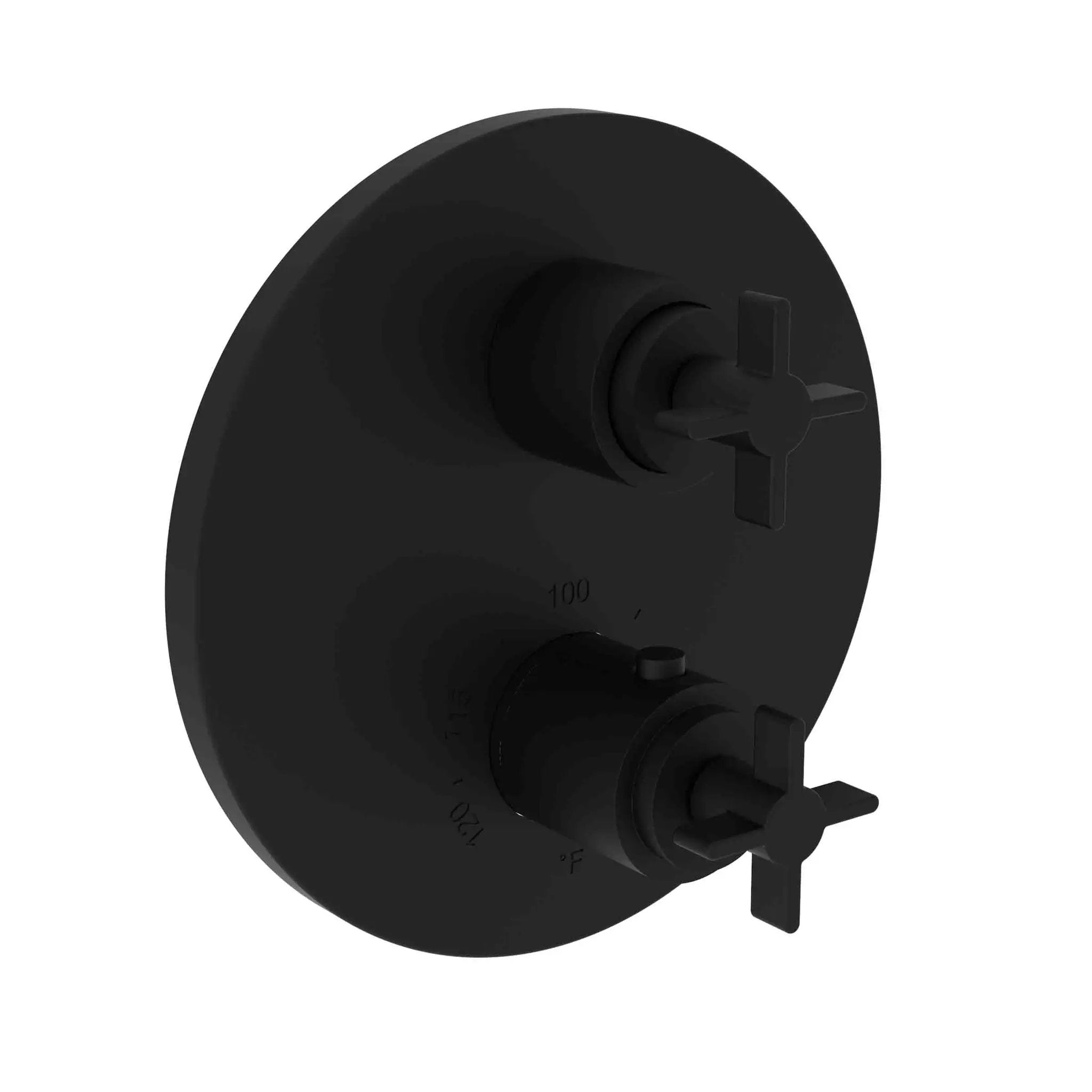 Newport Brass Tolmin 1/2" Round Thermostatic Trim Plate with Handle by Newport Brass