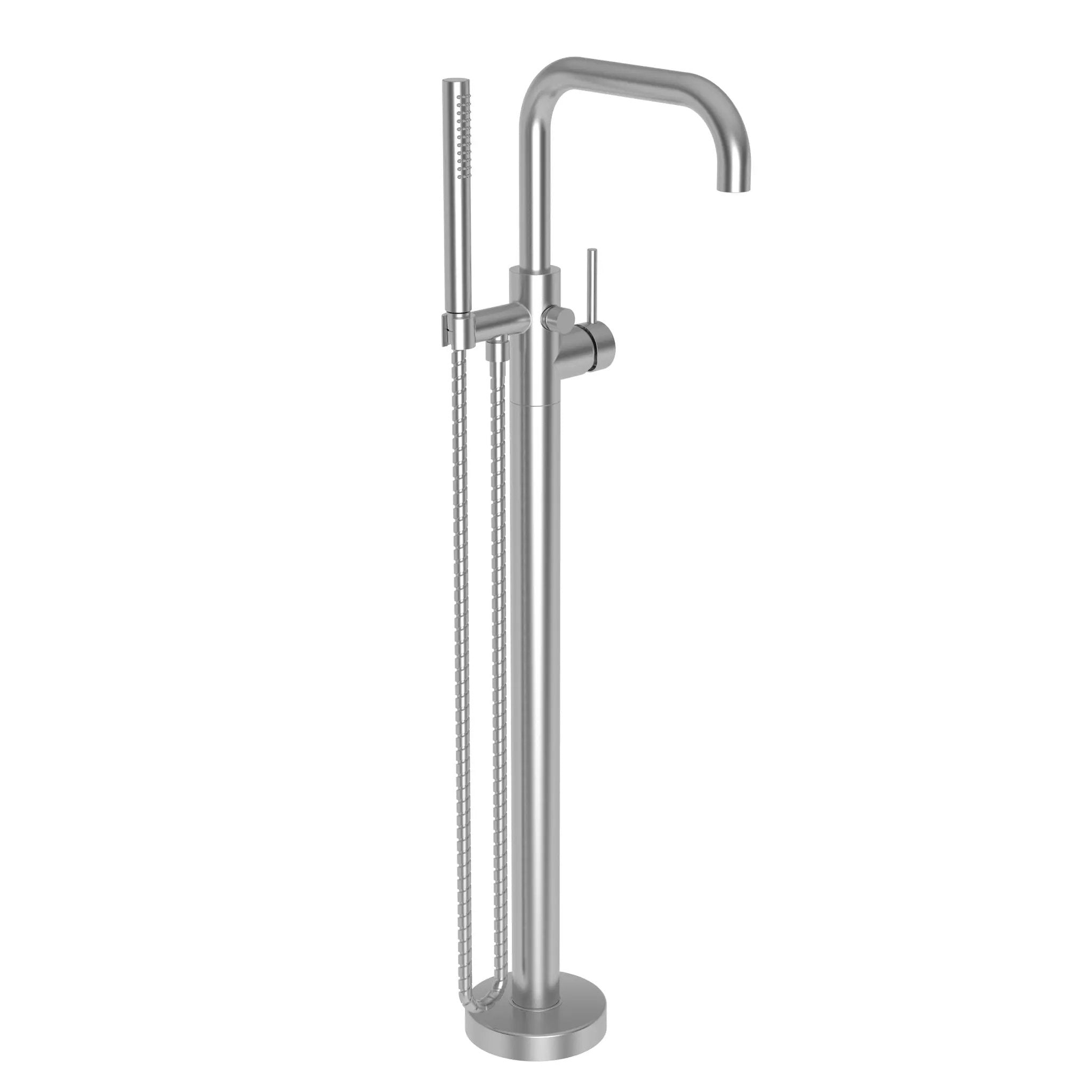 Newport Brass East Square Exposed Tub and Hand Shower Set - Free Standing by Newport Brass