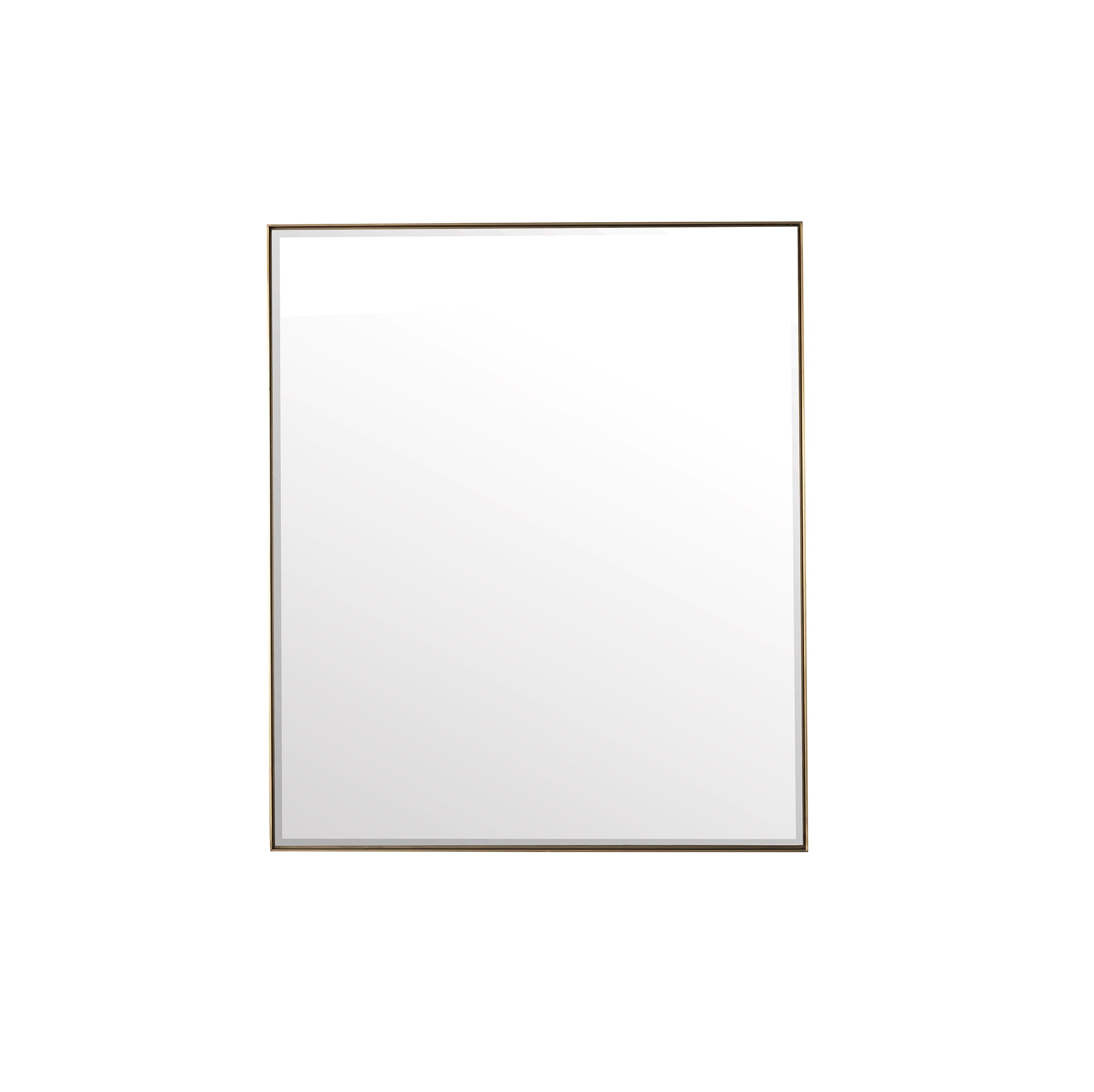 champagne brass mirror