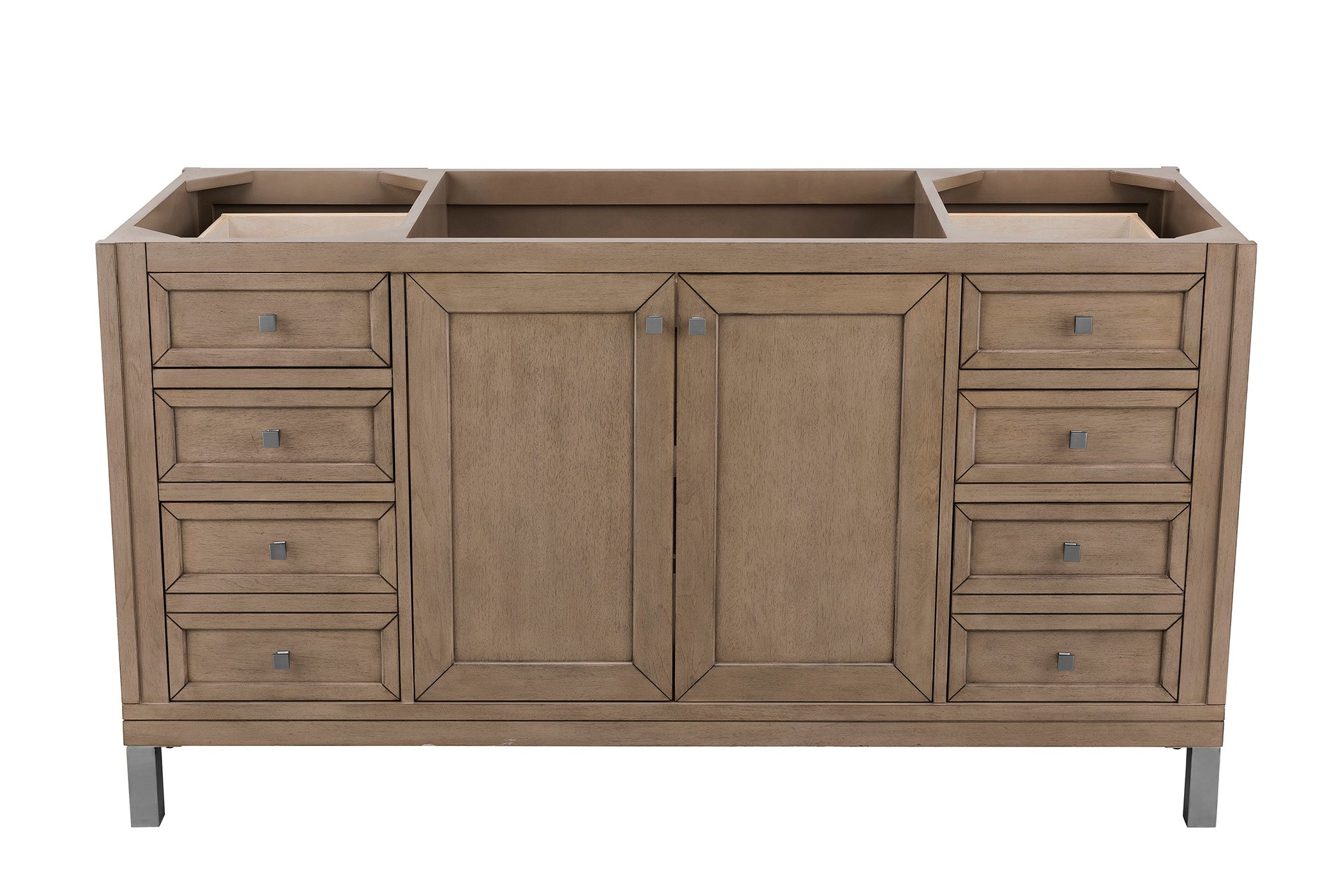 James Martin Vanities Chicago 60" Single Vanity - Whitewashed Walnut