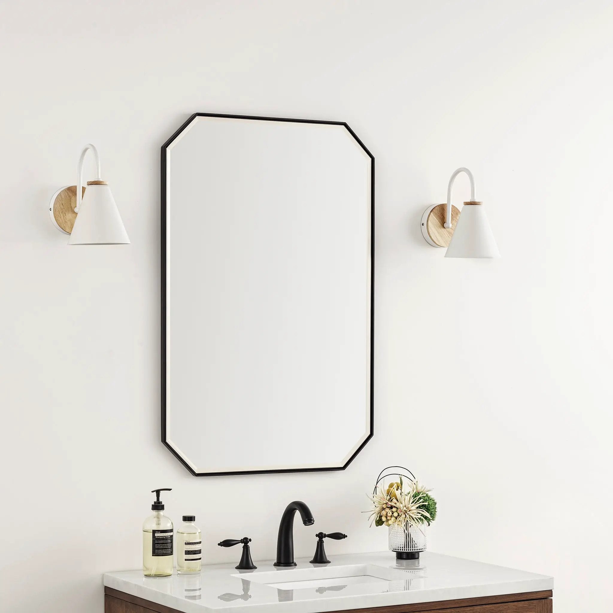 matte black mirror