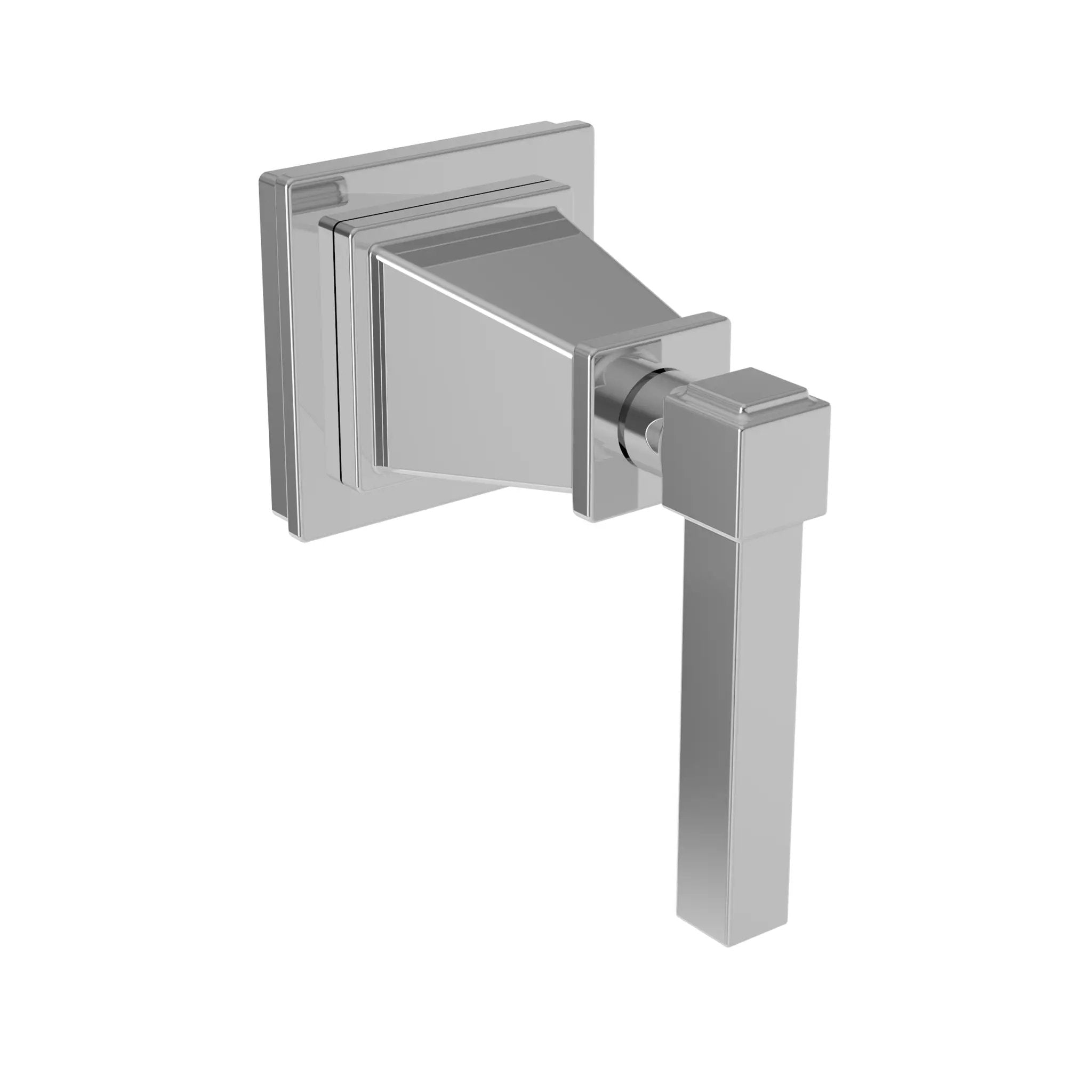 polished chrome control handle
