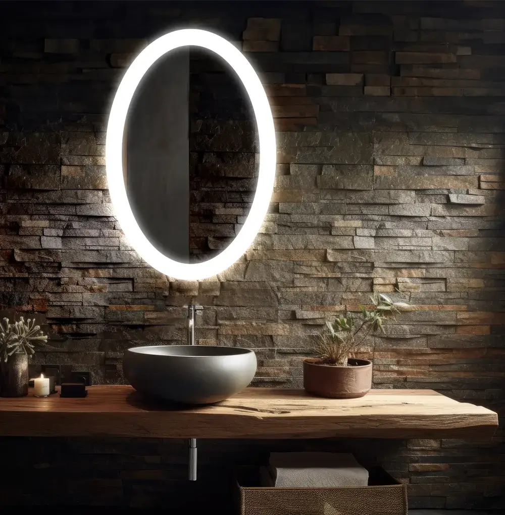 lighted mirror