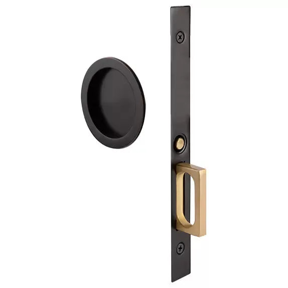 Emtek Round Pocket Door Mortise Set by Emtek
