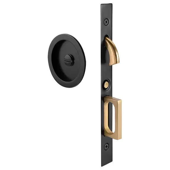 Emtek Round Pocket Door Mortise Set by Emtek