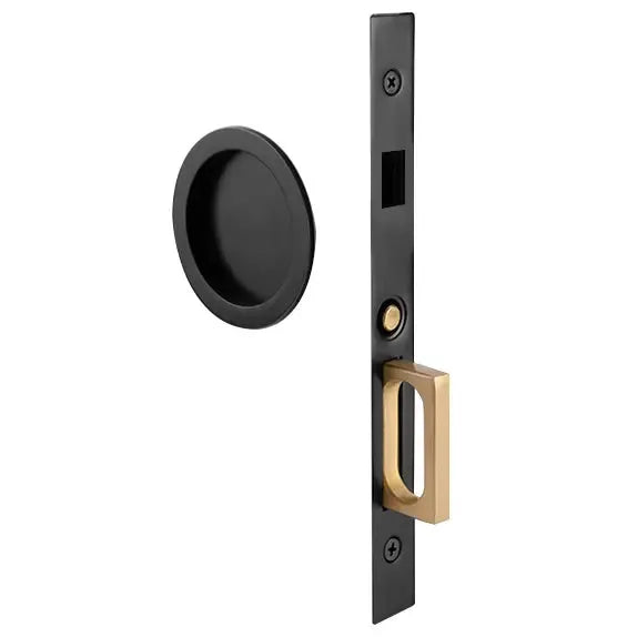 Emtek Round Pocket Door Mortise Set by Emtek