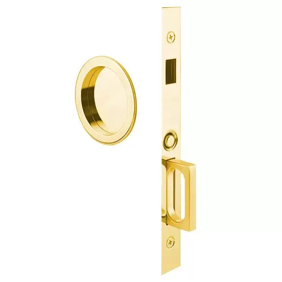 Emtek Round Pocket Door Mortise Set by Emtek