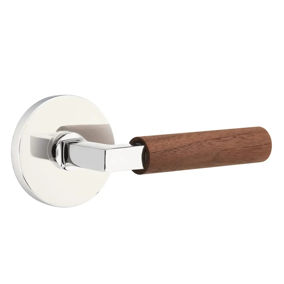 polished chrome lever