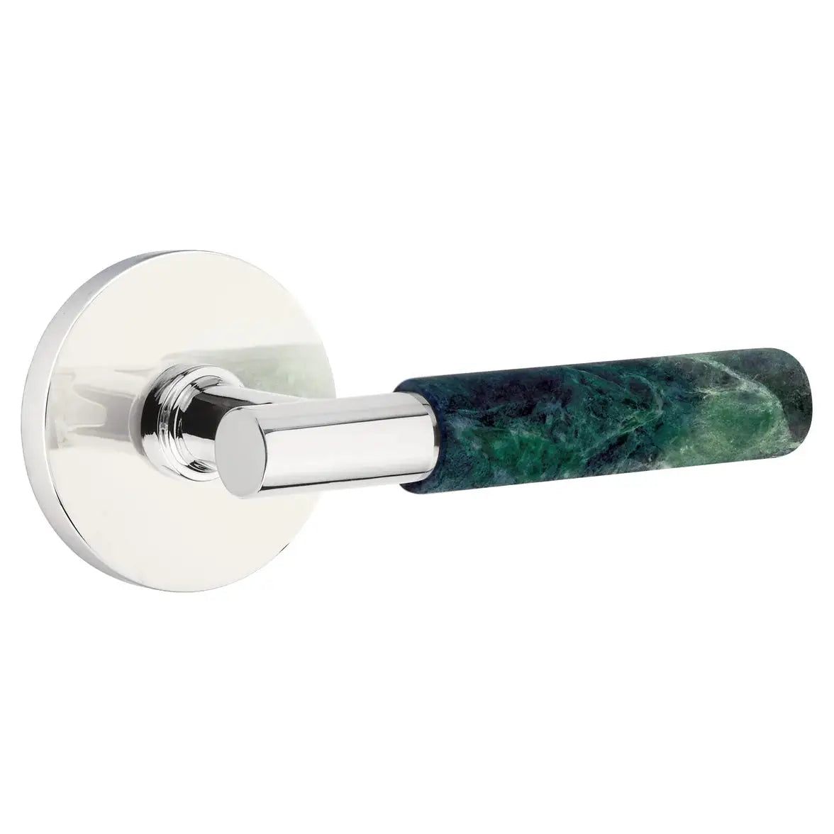 polished chrome lever