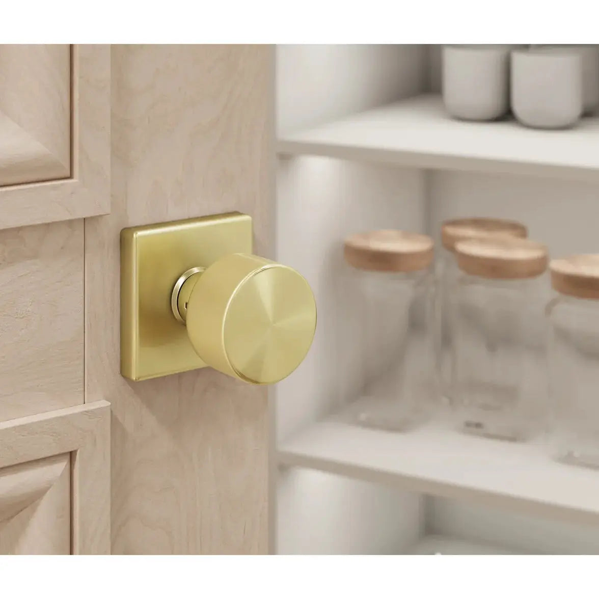 satin brass door knobs