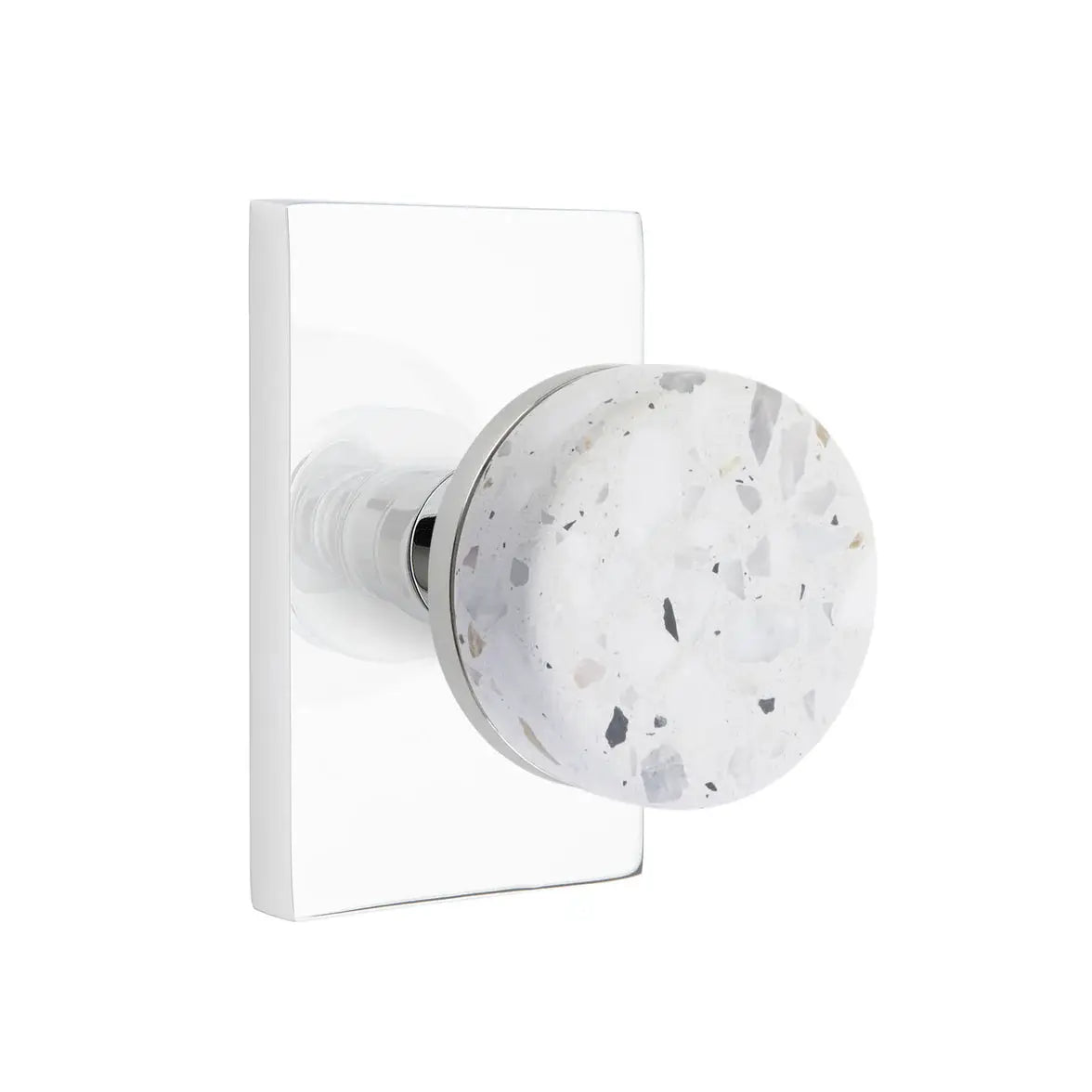polished chrome knob