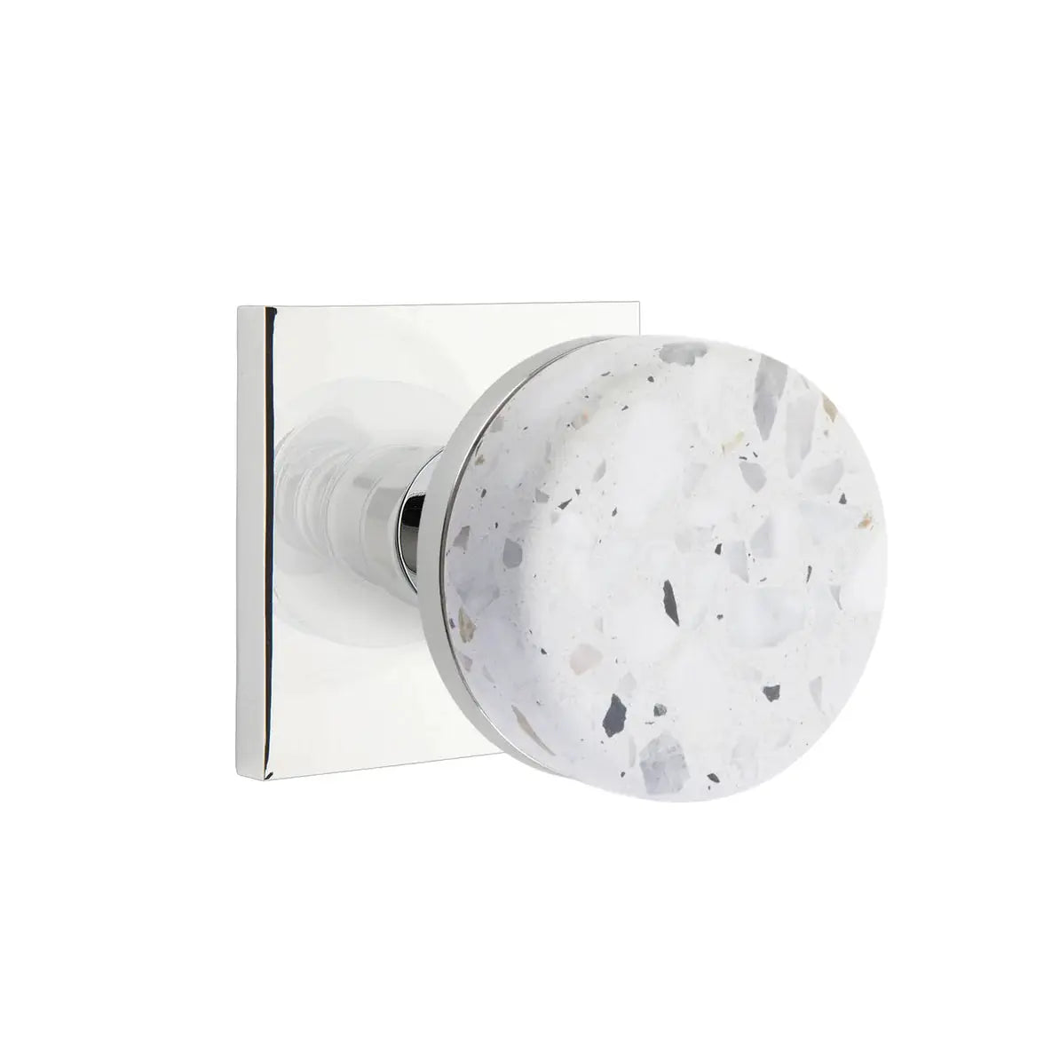 polished chrome knob