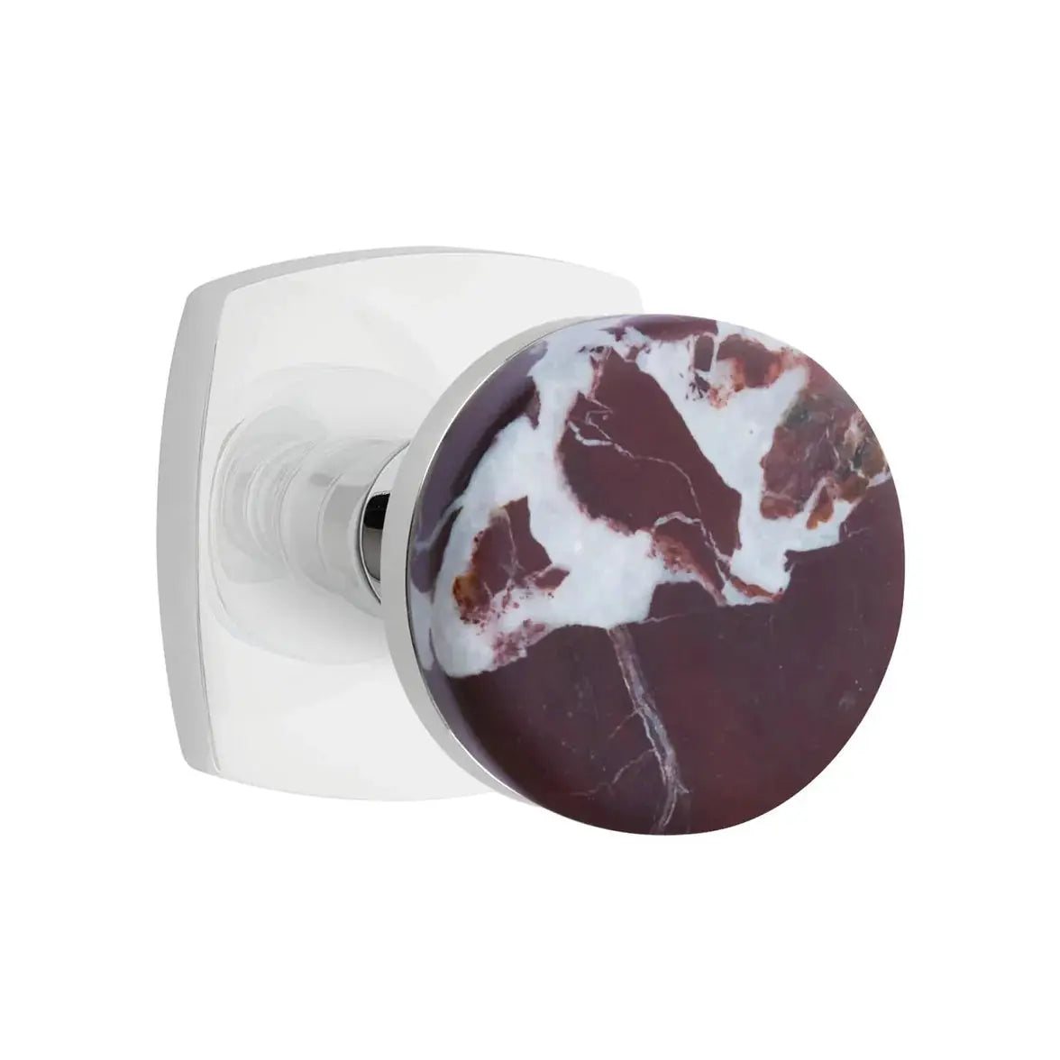 polished chrome knob