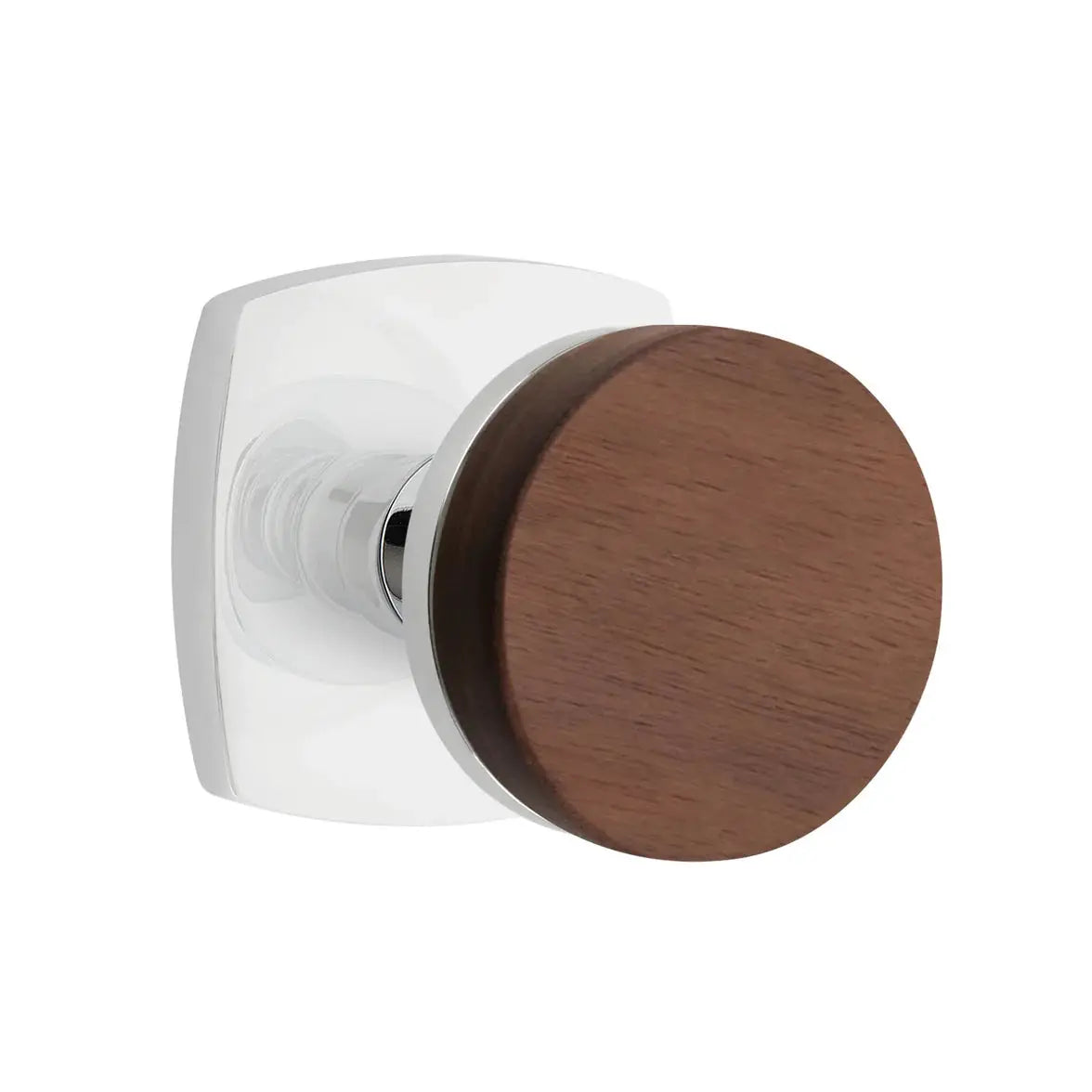 polished chrome knob
