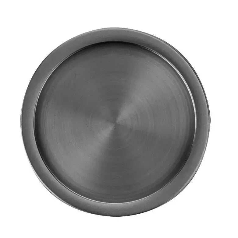 flat black door knob