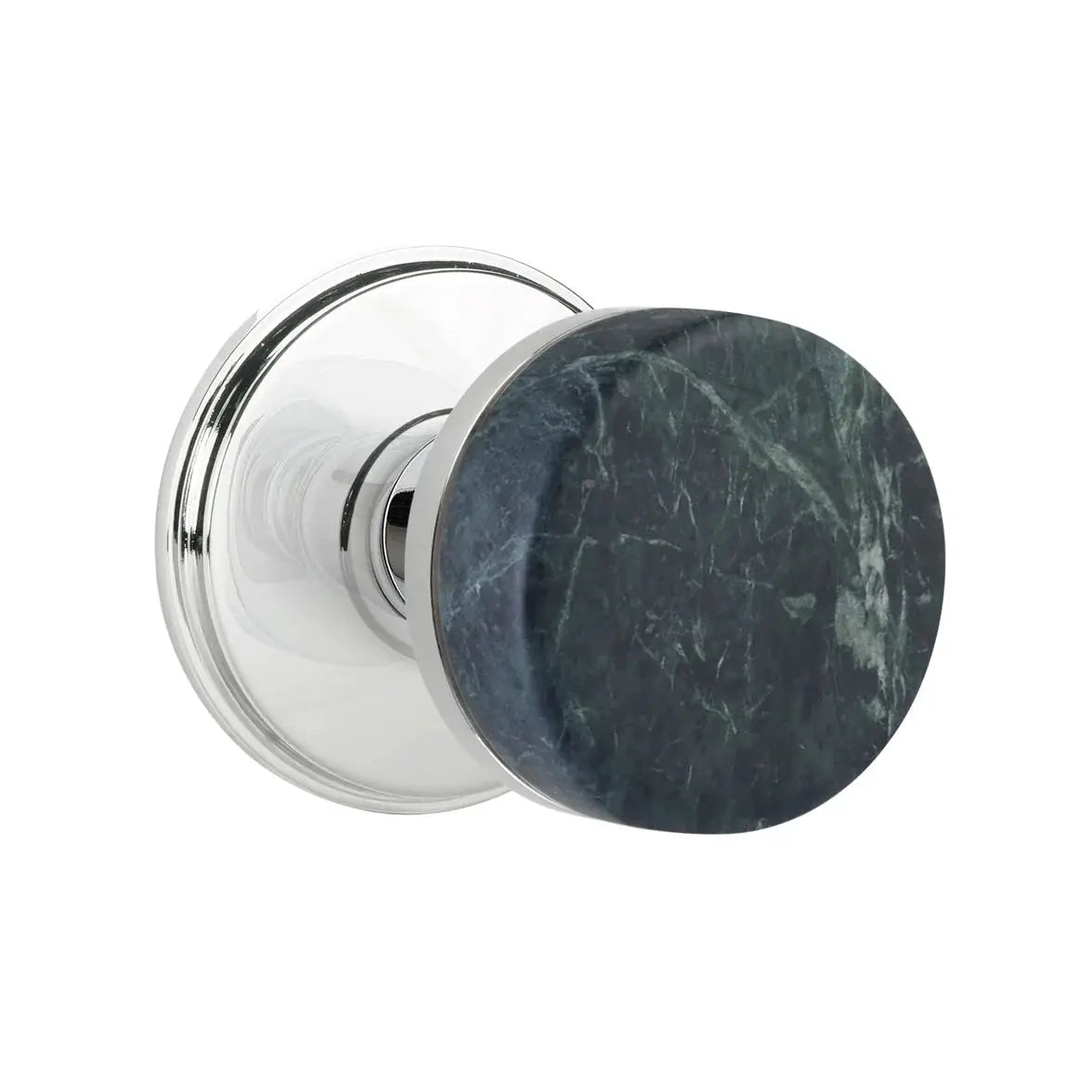 polished chrome knob