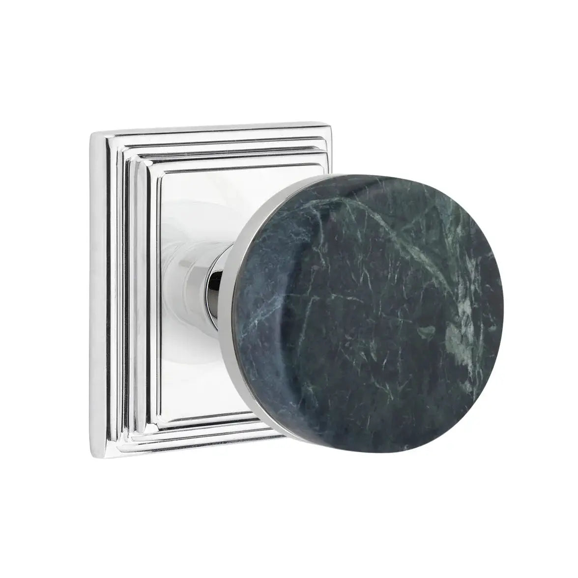 polished chrome knob