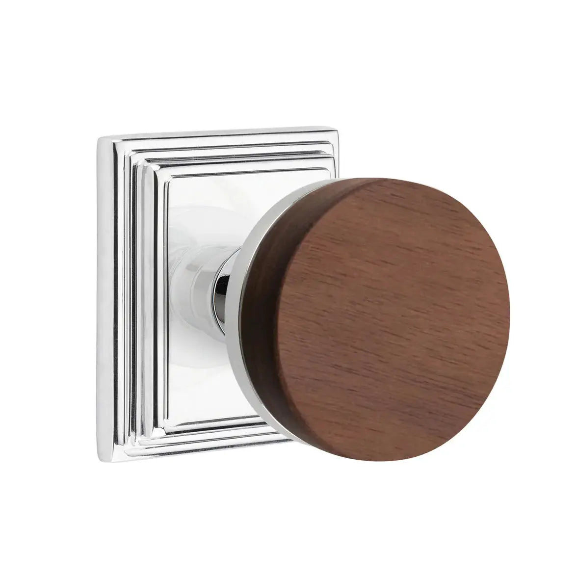polished chrome knob