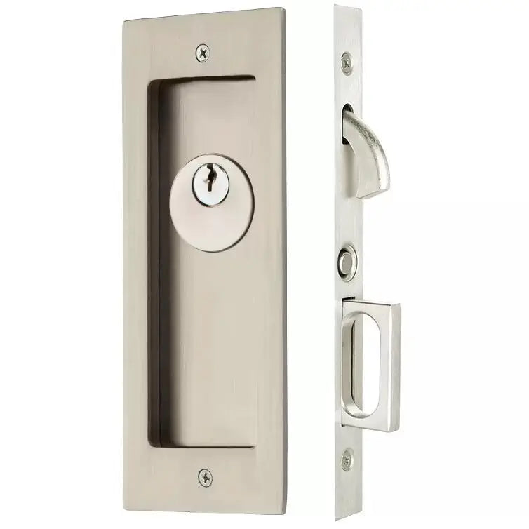 Emtek Modern Rectangular Pocket Door Mortise Lock by Emtek