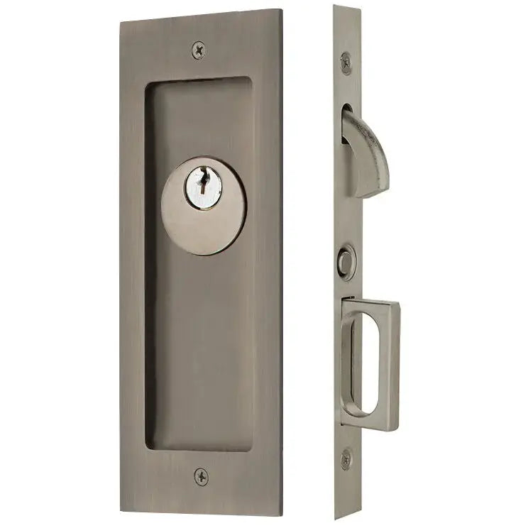 Emtek Modern Rectangular Pocket Door Mortise Lock by Emtek