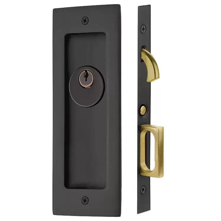 Emtek Modern Rectangular Pocket Door Mortise Lock by Emtek