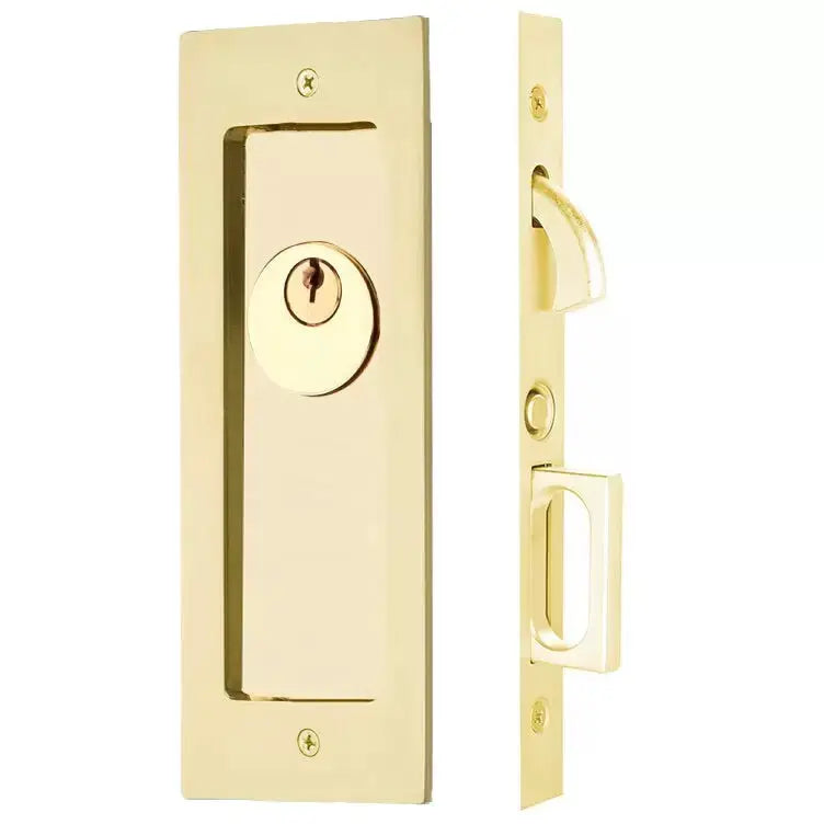 Emtek Modern Rectangular Pocket Door Mortise Lock by Emtek