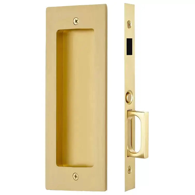 Emtek Modern Rectangular Pocket Door Mortise Lock by Emtek