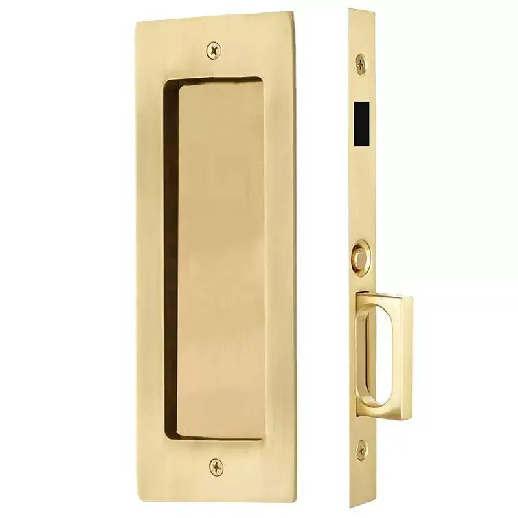 Emtek Modern Rectangular Pocket Door Mortise Lock by Emtek