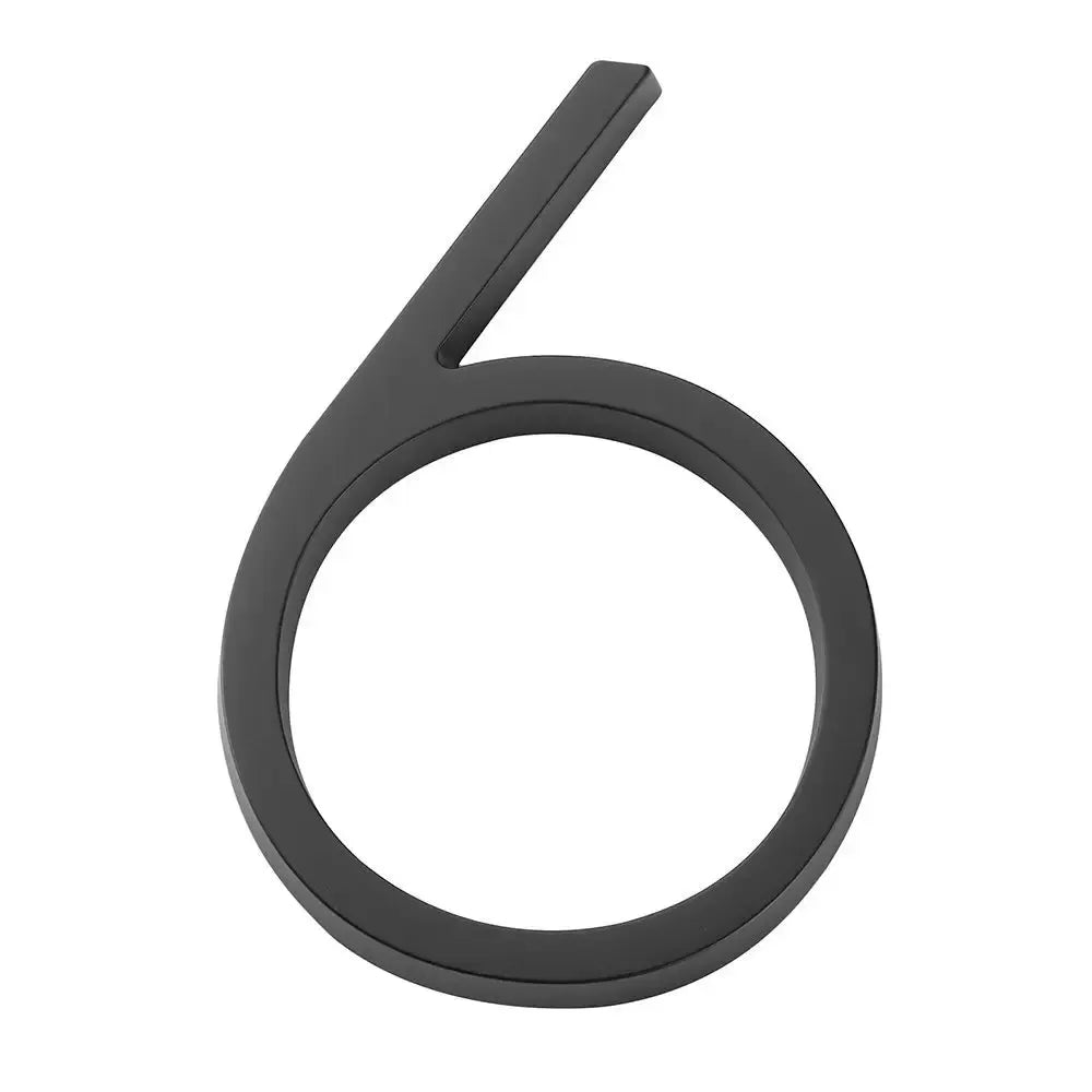 Emtek 7" Modern House Number House Number Digit 6 by Emtek