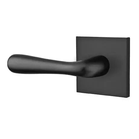 Emtek Basel Door Lever with Square Rose by Emtek