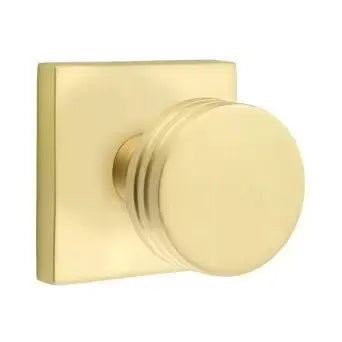 Emtek Bern Door Knob and Square Rose by Emtek