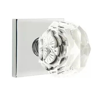 polished chrome door knob