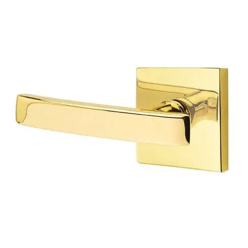 Emtek Geneva Door Lever with Square Rose by Emtek